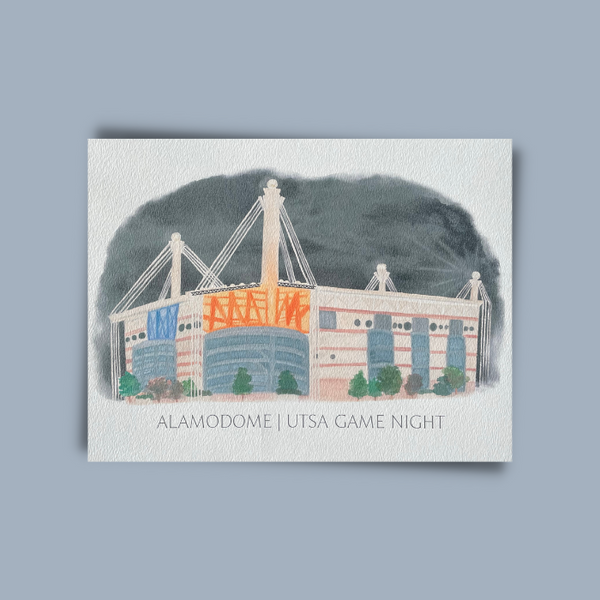 Print of Alamodome | UTSA Game Night