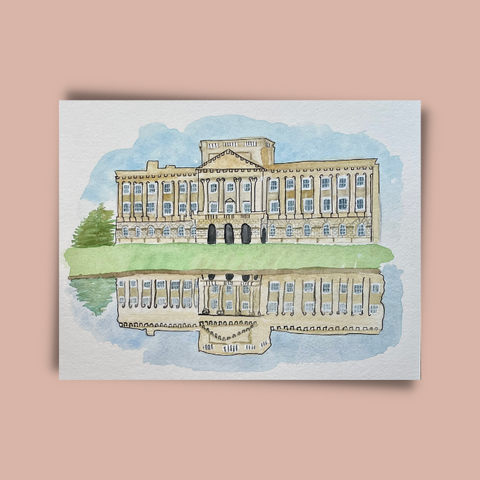 Pemberley Watercolor Print