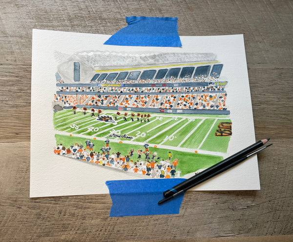 Print of UTSA Football at the Alamodome