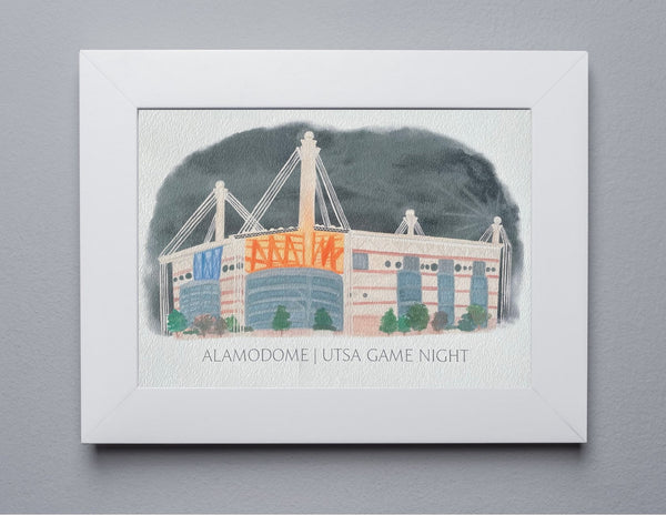 Print of Alamodome | UTSA Game Night